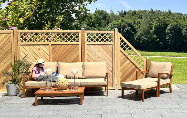 Ambiente sib. Lärche 180x180 Spalier