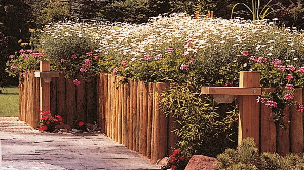 Rundholzpalisade Nadelholz KDI