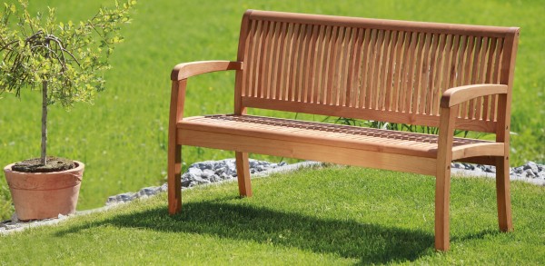 Bank 3 Sitzer Modena Gartenbank Robinie