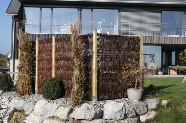 Sichtschutz Weidenholz 180/180cm